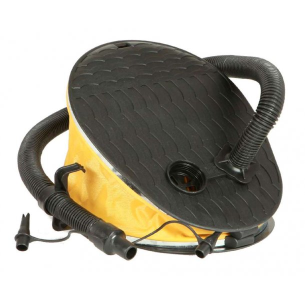 Kraftfull fotpump med 5 liters kapacitet