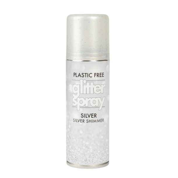 Silver Glitterspray för Hår och Kropp 125 ml
