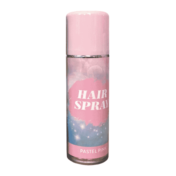 Pastellrosa hårspray 125 ml festfärg