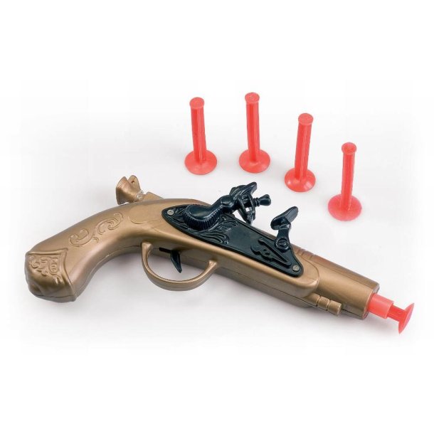 Piratpistolset med 5 mjuka pilar