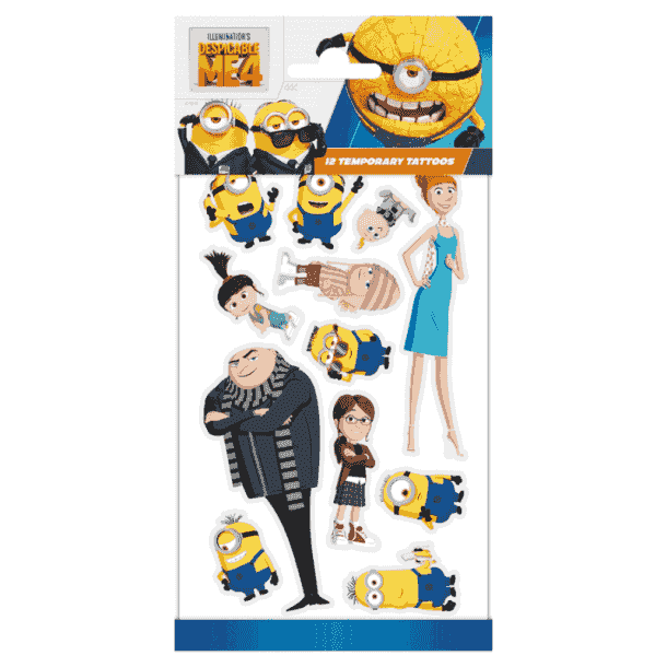 Roliga Minions Temporära Tatueringar