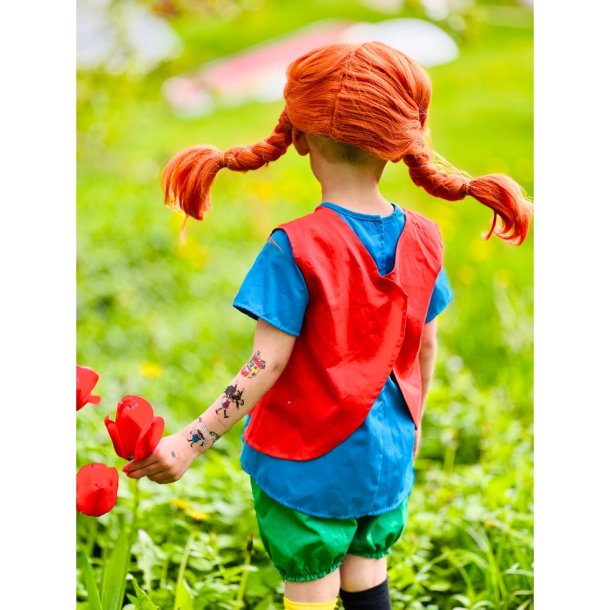 Pippi Långstrump tillfälliga barntatueringar