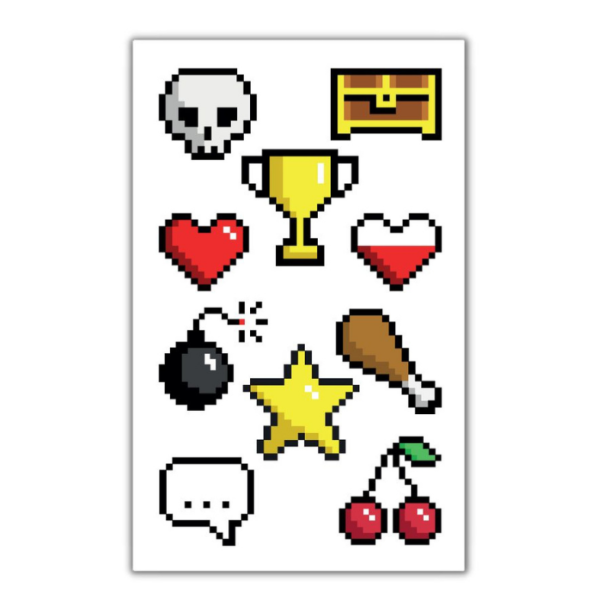Pixeltatueringar â Retroinspirerade Barnmotiv