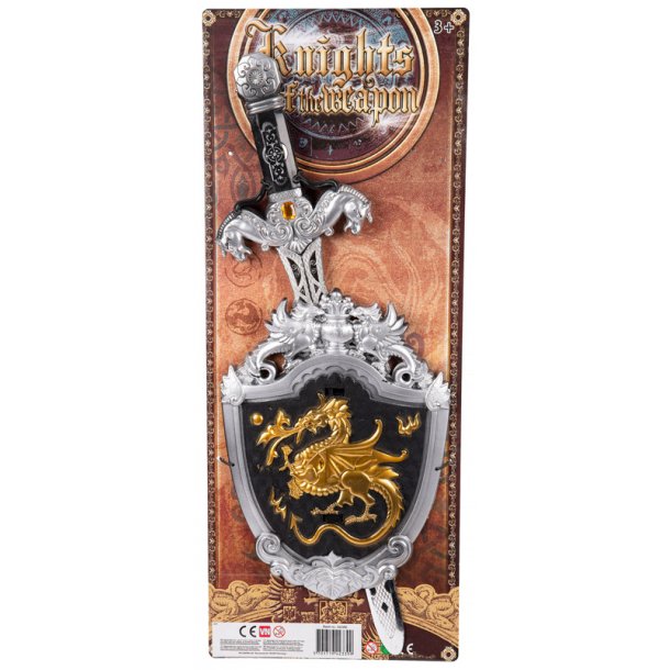Knight’s Sword and Silver Shield Set