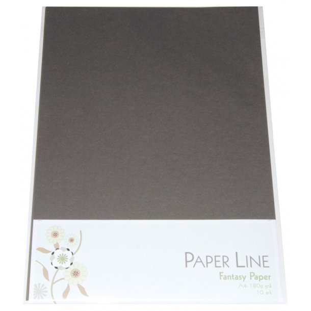 Vacker Fantasy A4 Kartong 10-pack Grå 180g