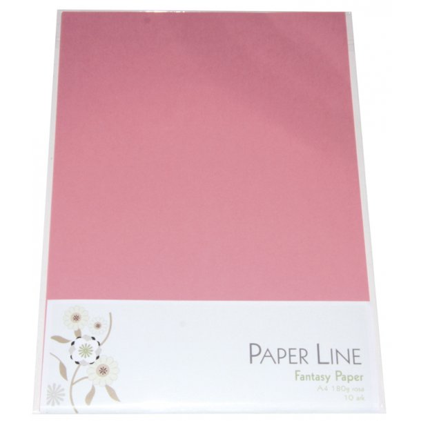 Fantasy A4 Kartong Rosa 180g 10-pack