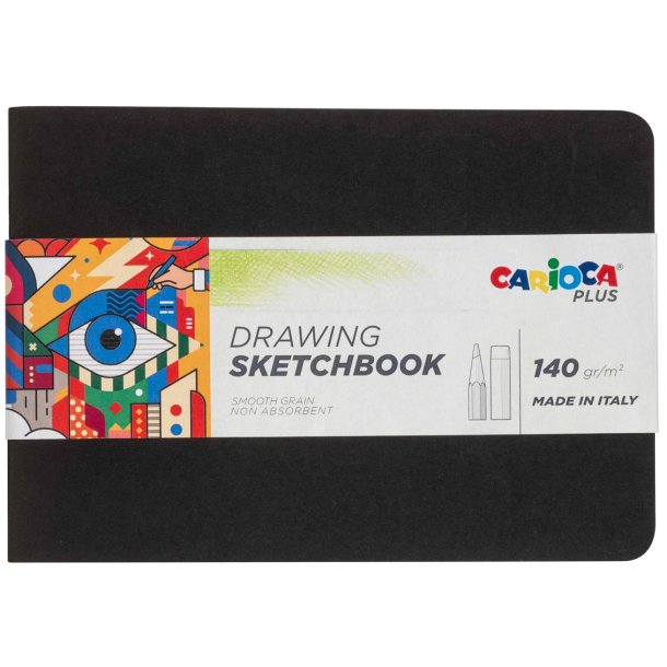 Carioca Plus A5 Ritblock 140g Vitt Papper