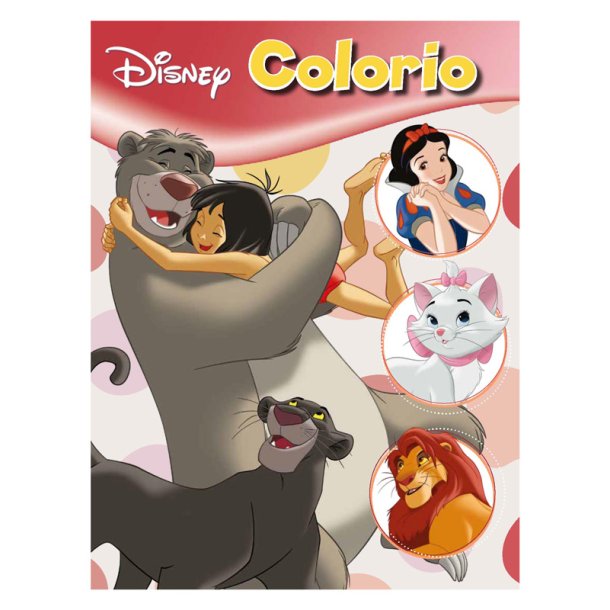 Disney Målarbok med Klassiska Karaktärer