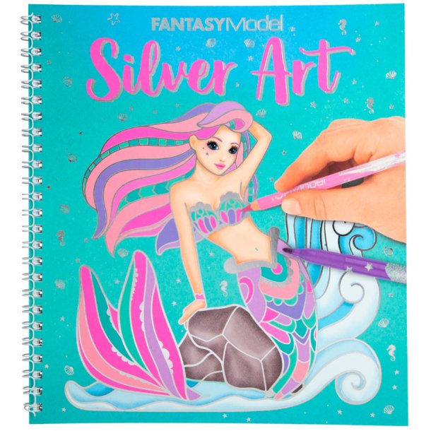 Fantasy Silver Art Design Book