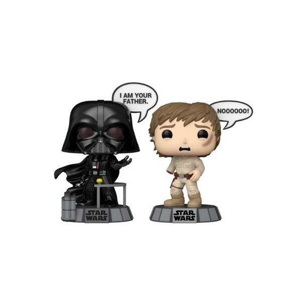 Funko Pop Star Wars Vader and Luke Set