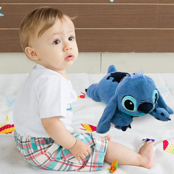 Söt Lila Stitch Plyschdocka 45cm