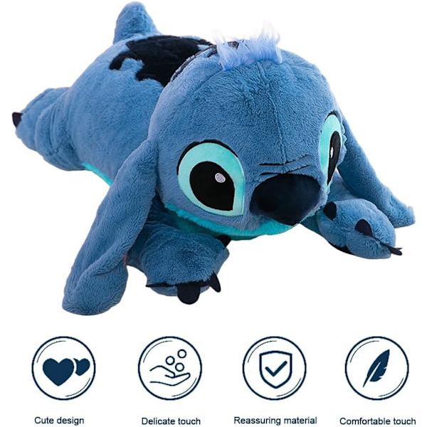 Söt Lila Stitch Plyschdocka 45cm