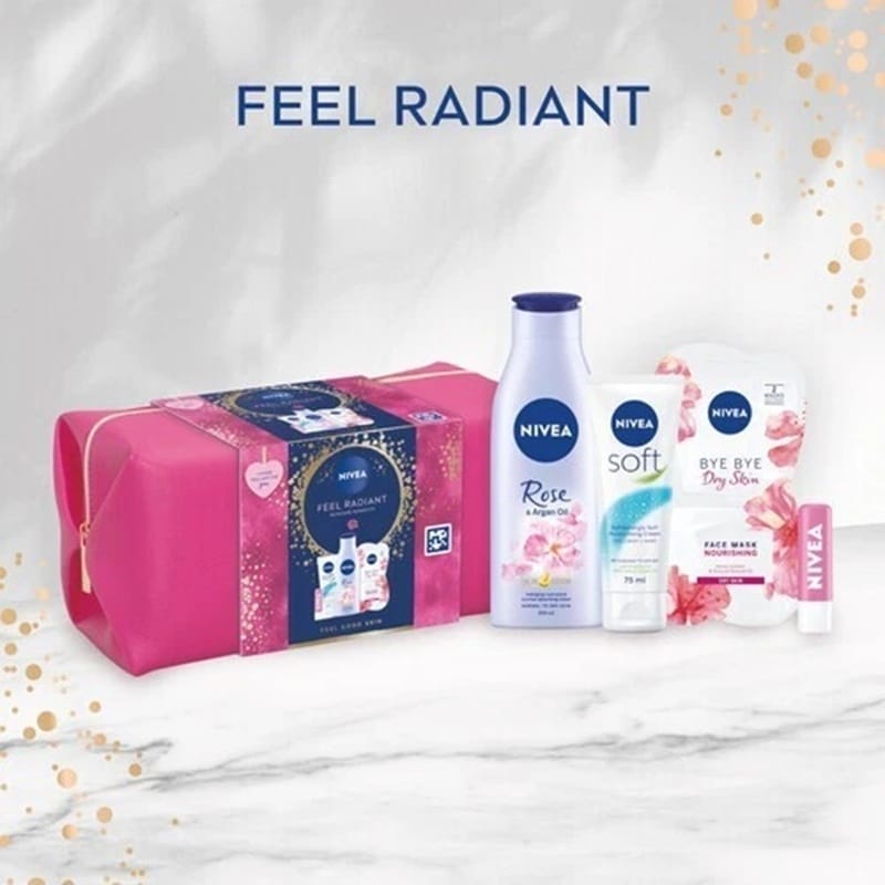 Nivea Feel Radiant 6-Piece Gift Set