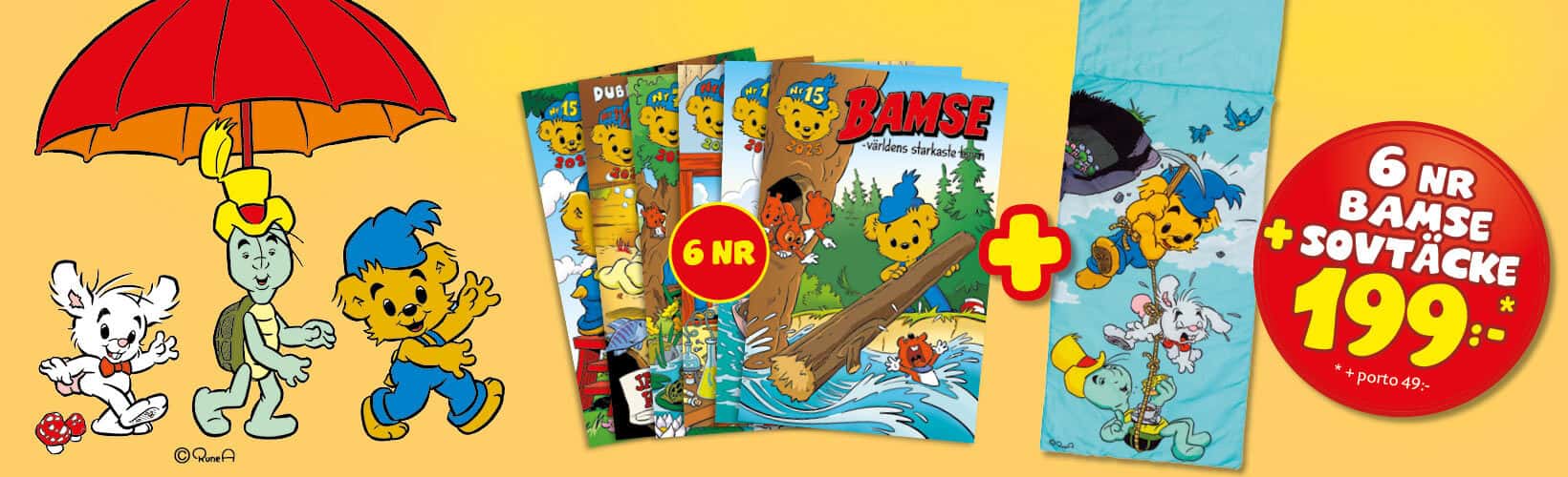 Bamse Tidning Prenumeration med Erbjudanden