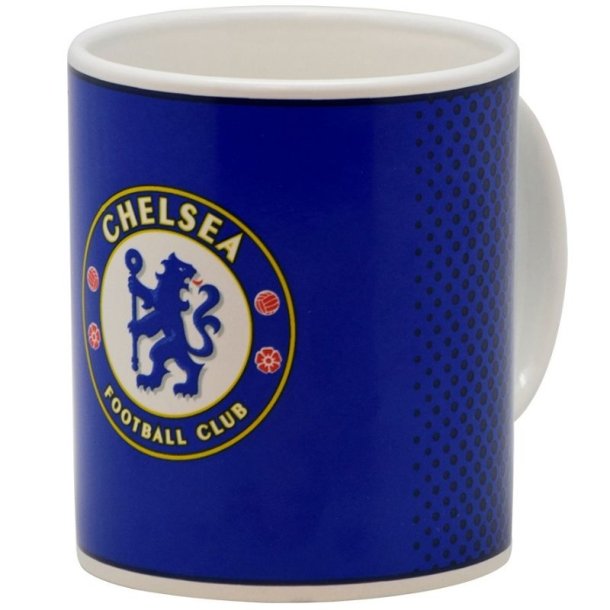 Chelsea keramisk mugg med klubbmärke