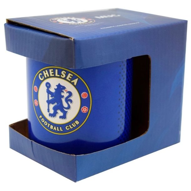 Chelsea keramisk mugg med klubbmärke