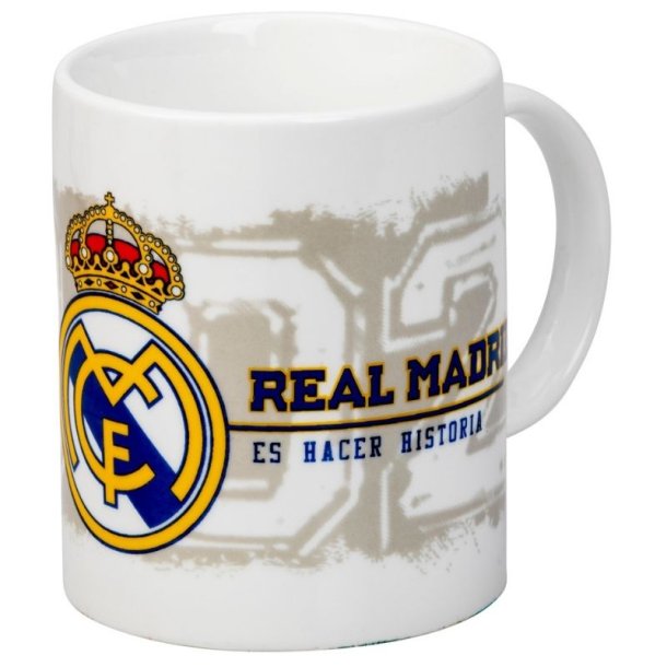 Keramisk Real Madrid-mugg med logotyp