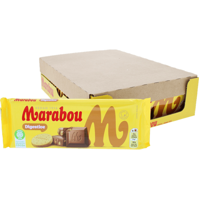 Marabou Mjölkchoklad Digestive 20-pack