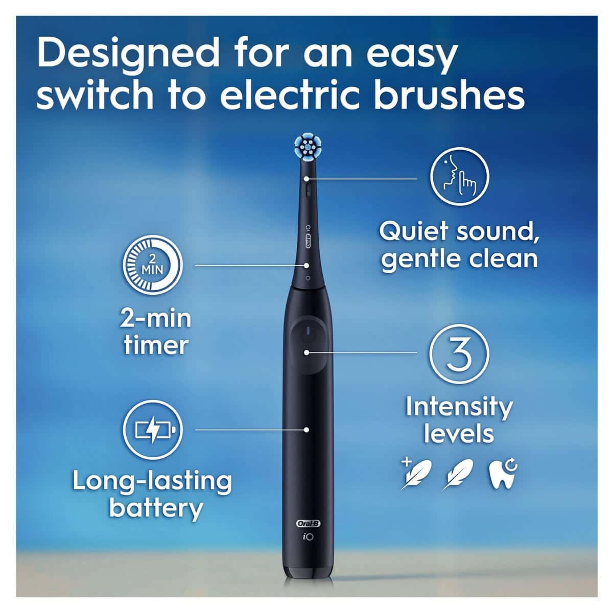 Oral-B iO 2 eltandborste med 3 lägen 23% rabatt