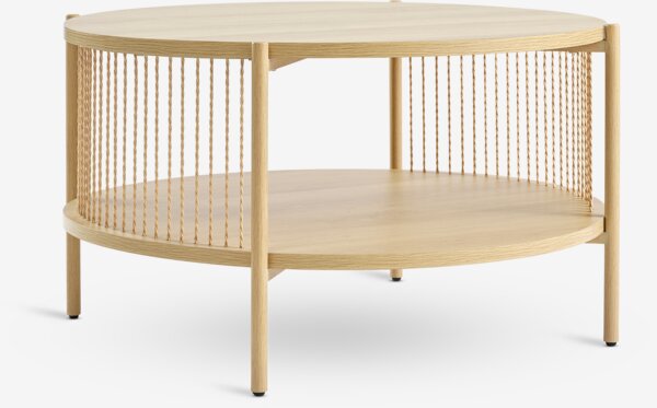 62% rabatt på Soffbord SNESLEV Ø70 Natur Ek