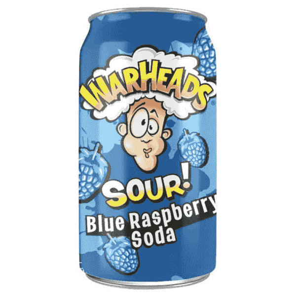 Warheads Sour Raspberry Boba Drink 400ml