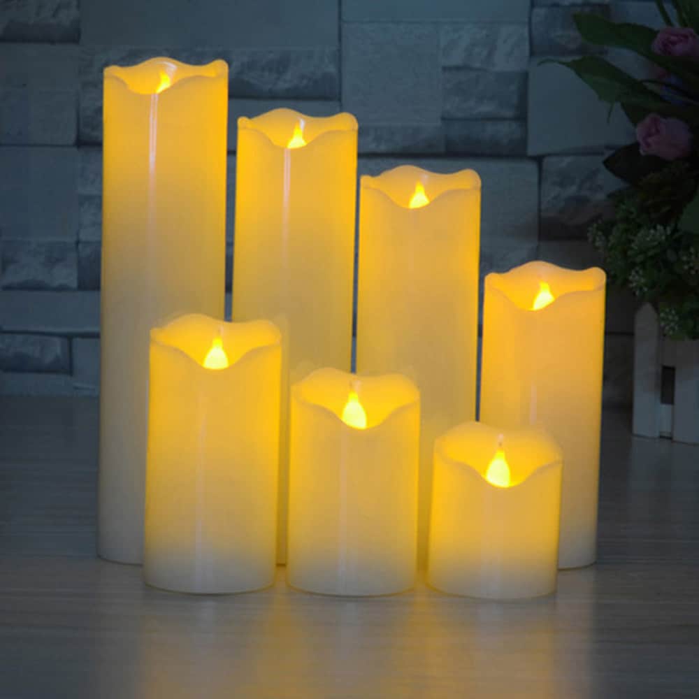 LED-ljus med fladdrande låga 5,3x10cm