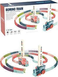 Batteridrivet dominotåg med ljus och ljud