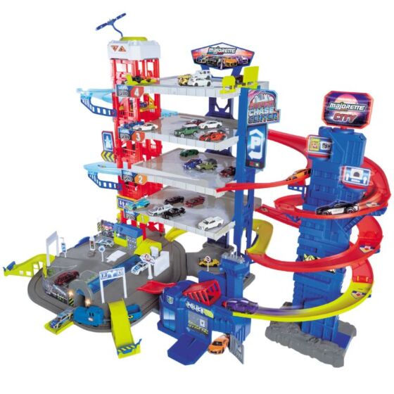 Majorette Super Chase Parkeringshus med 6 Våningar