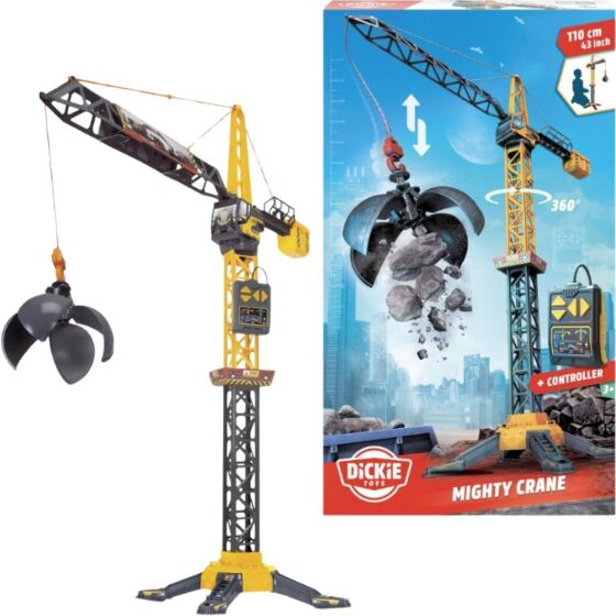 Stor roterande leksakskran med fjärrkontroll