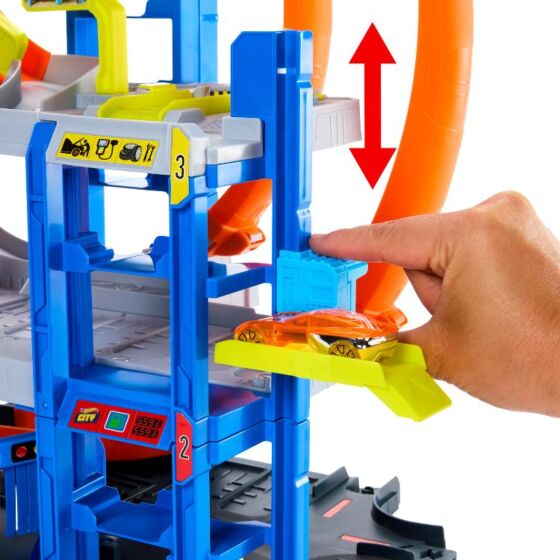Hot Wheels City Mega Loop Garage Lekset