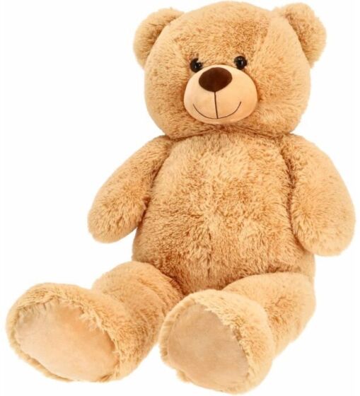 Ljusbrun sittande nalle 100 cm