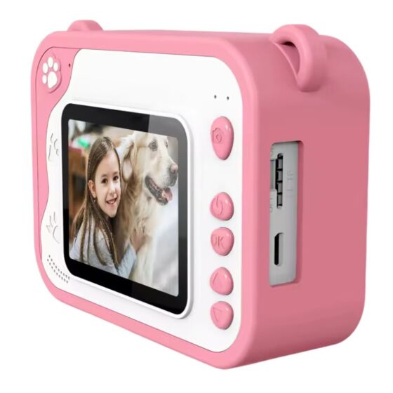 Polaroidkamera 3i1 med tillbehör rosa