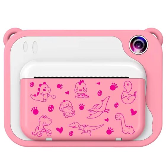 Polaroidkamera 3i1 med tillbehör rosa