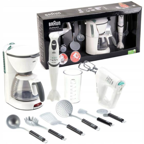 Braun Köksset med Kaffebryggare och Mixer