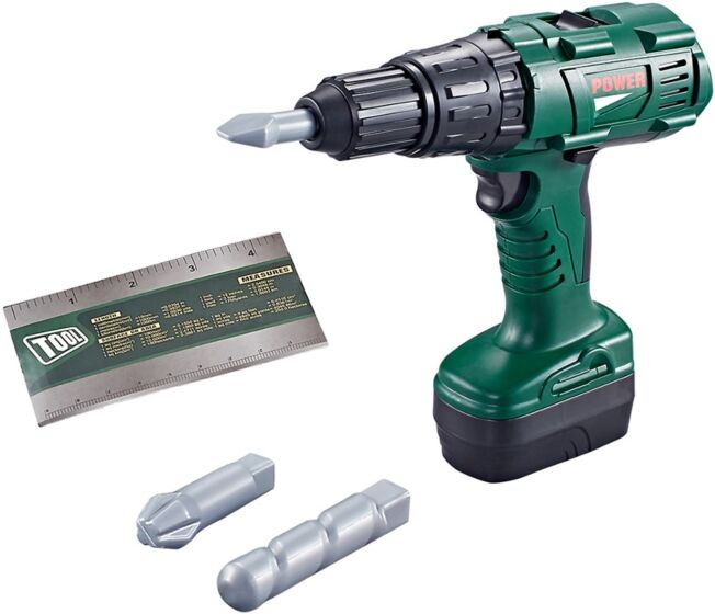 Elektrisk borr med tre bits