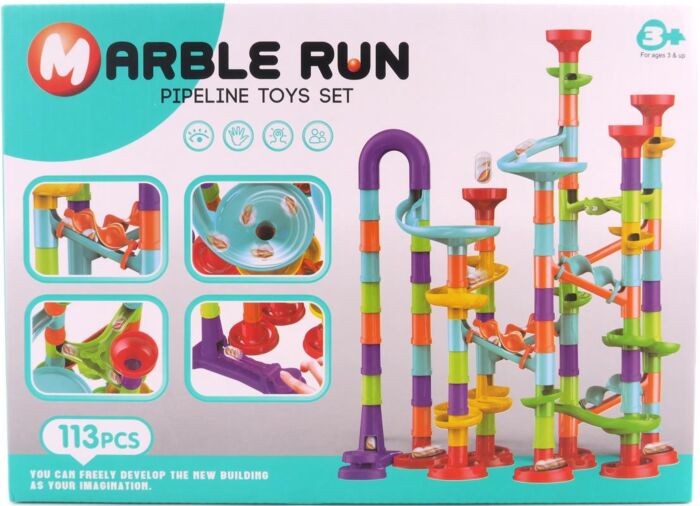 Marble Run Byggsats med 113 Delar