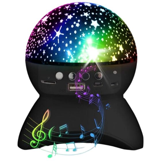 PartyFun Lights högtalare med stjärnprojektor