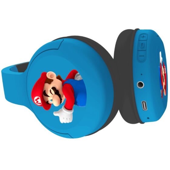 Super Mario Trådlösa On-Ear Hörlurar 85dB