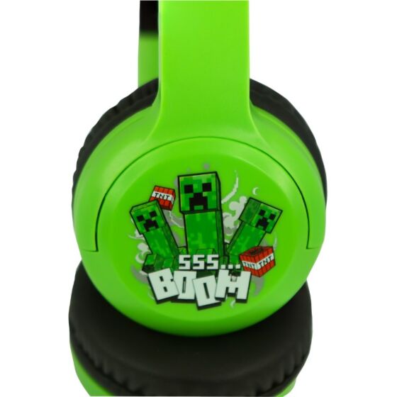 Minecraft Trådlösa On-Ear Hörlurar 85 dB