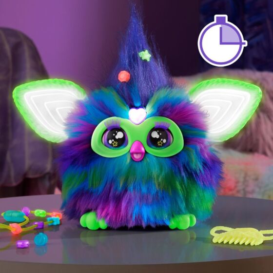 Furby Galaxy interaktivt gosedjur med ljus och ljud