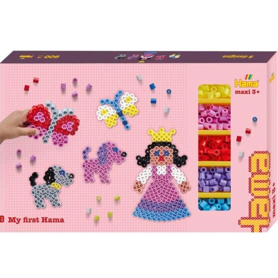 Hama Maxi Låda med 900 Pärlor