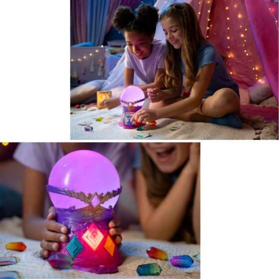 Crystal Gaze spåkula med ljuseffekt