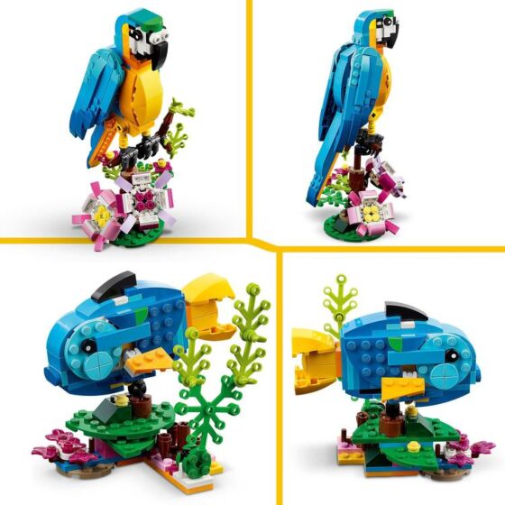 LEGO Creator 3-i-1 Exotisk Papegoja Set