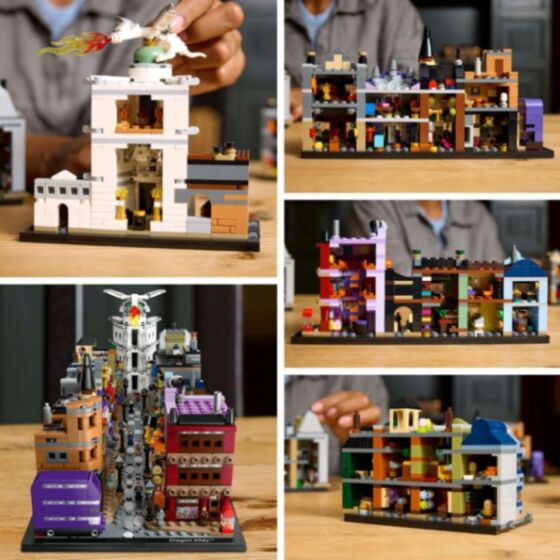 LEGO Harry Potter Diagongränden Trollkarlsbutiker