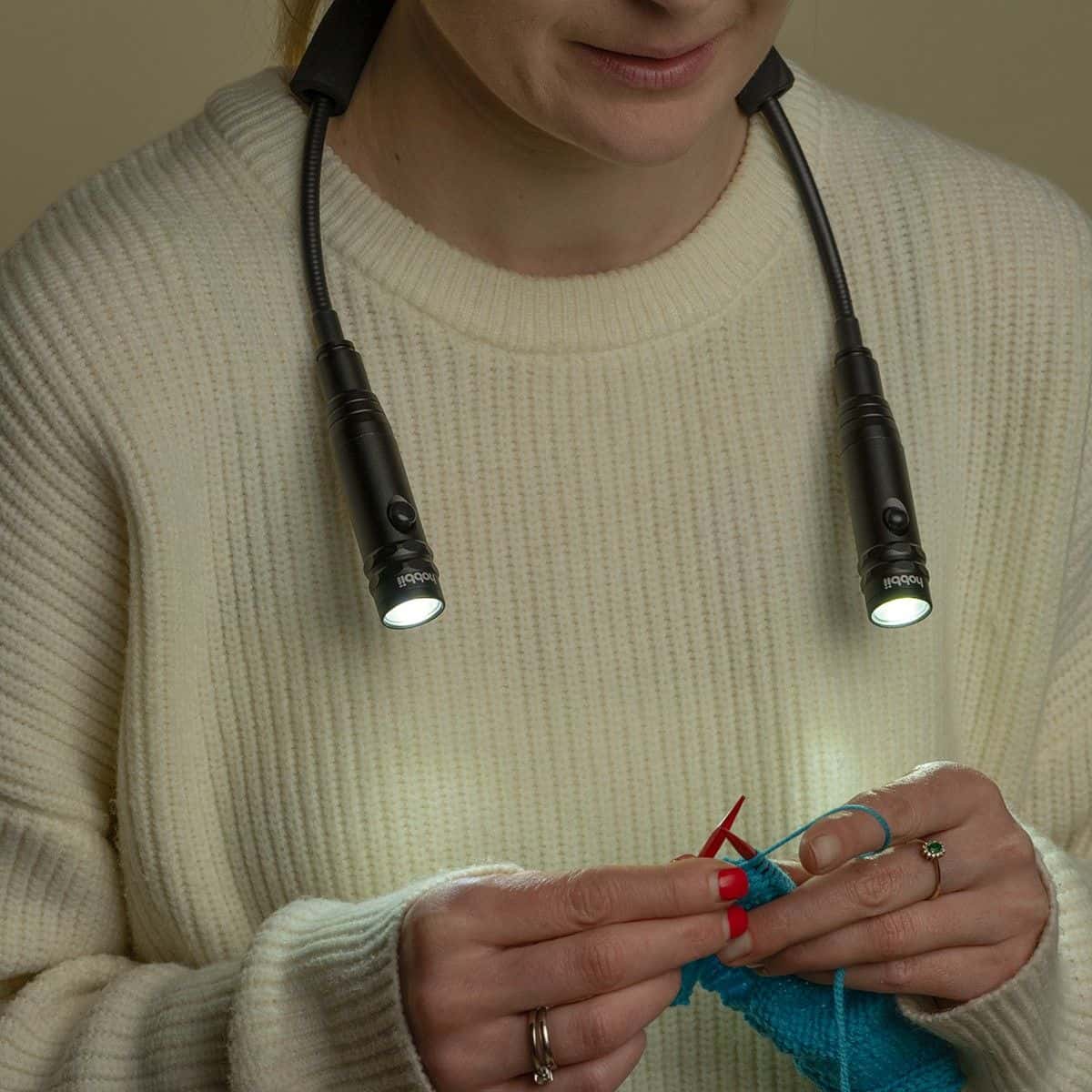 Nacklampa Deluxe i Svart