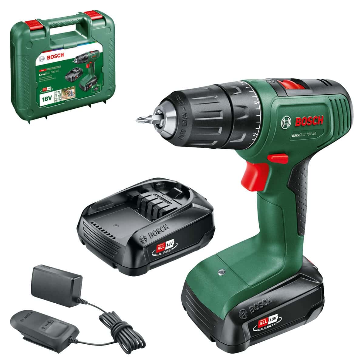 Bosch EasyDrill 18V-40 skruvdragarset