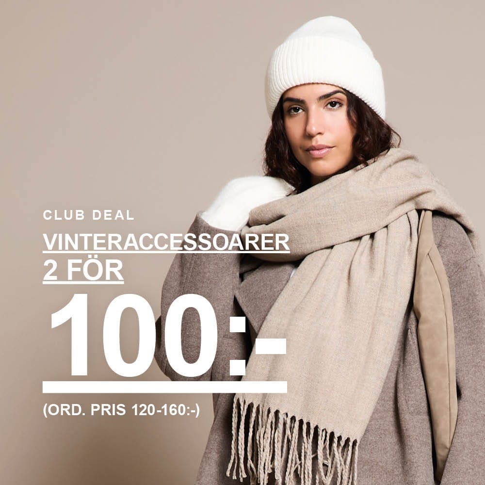 LAGER 157 - CLUB DEAL - VINTERACCESSOARER 2 FÖR 100kr