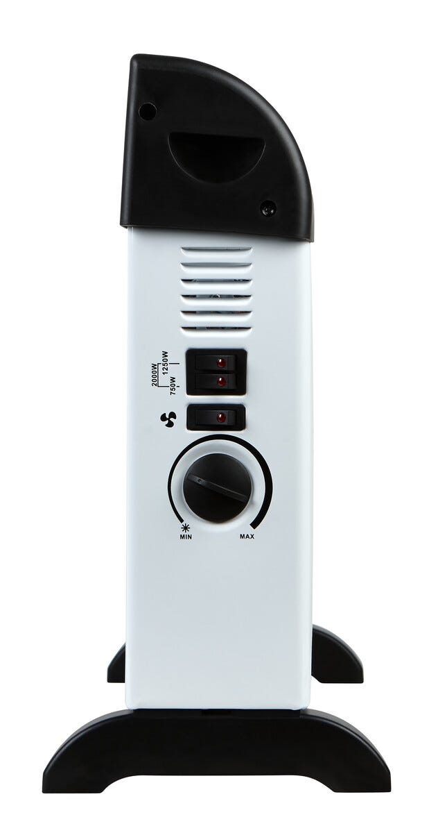 Konvektorelement med fläkt 2000 W