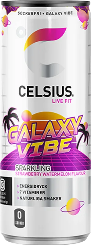 24-Pack CELSIUS Galaxy Vibe 355ml