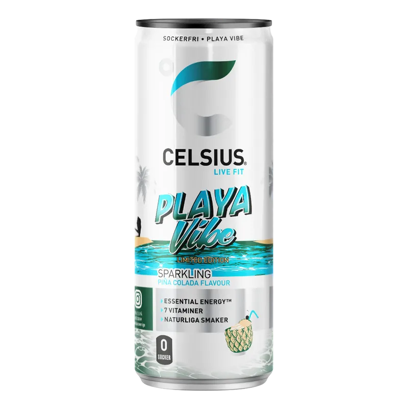 Pack 24 Bebidas CELSIUS Playa Vibe 355 ml